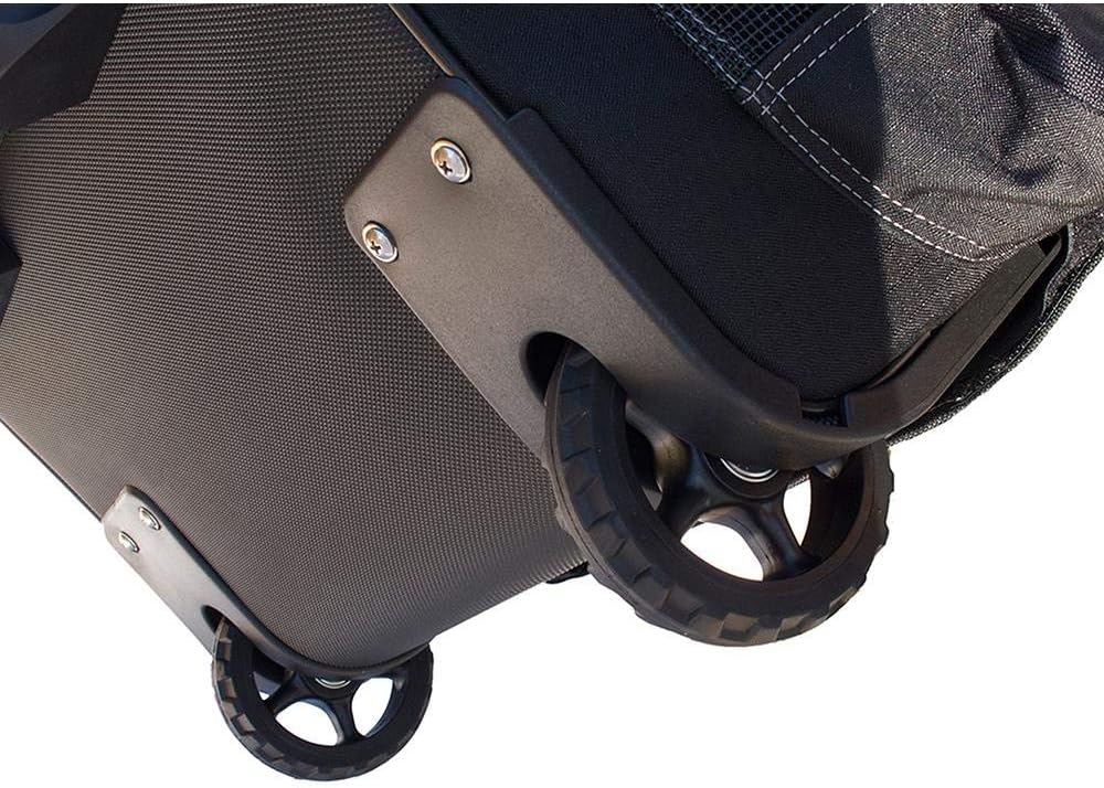 Cressi Trolley Bag Black/Yellow Moby 5 115 L Schwarz/Rot, Moby 5 115 L Schwarz/Rot