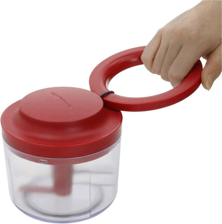 KitchenAid Manueller Zerkleinerer für Lebensmittel, Mehrzweck-Küchenmaschine, Zugschnur und rutschfe