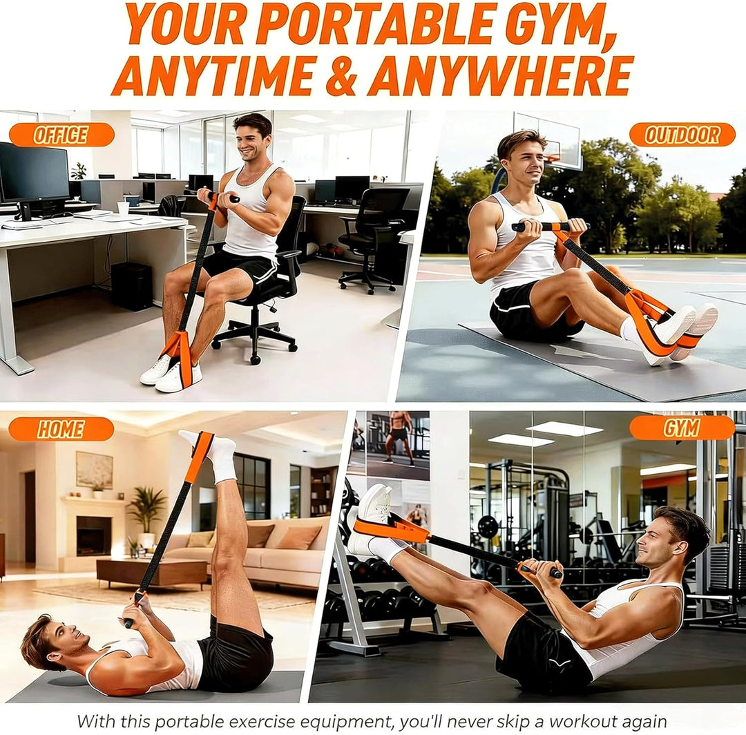 Bauchtrainer Bodybuilding Expander Bauchtrainer Multifunktionstrainer Sit-Up Trainingsgeräte Elastis