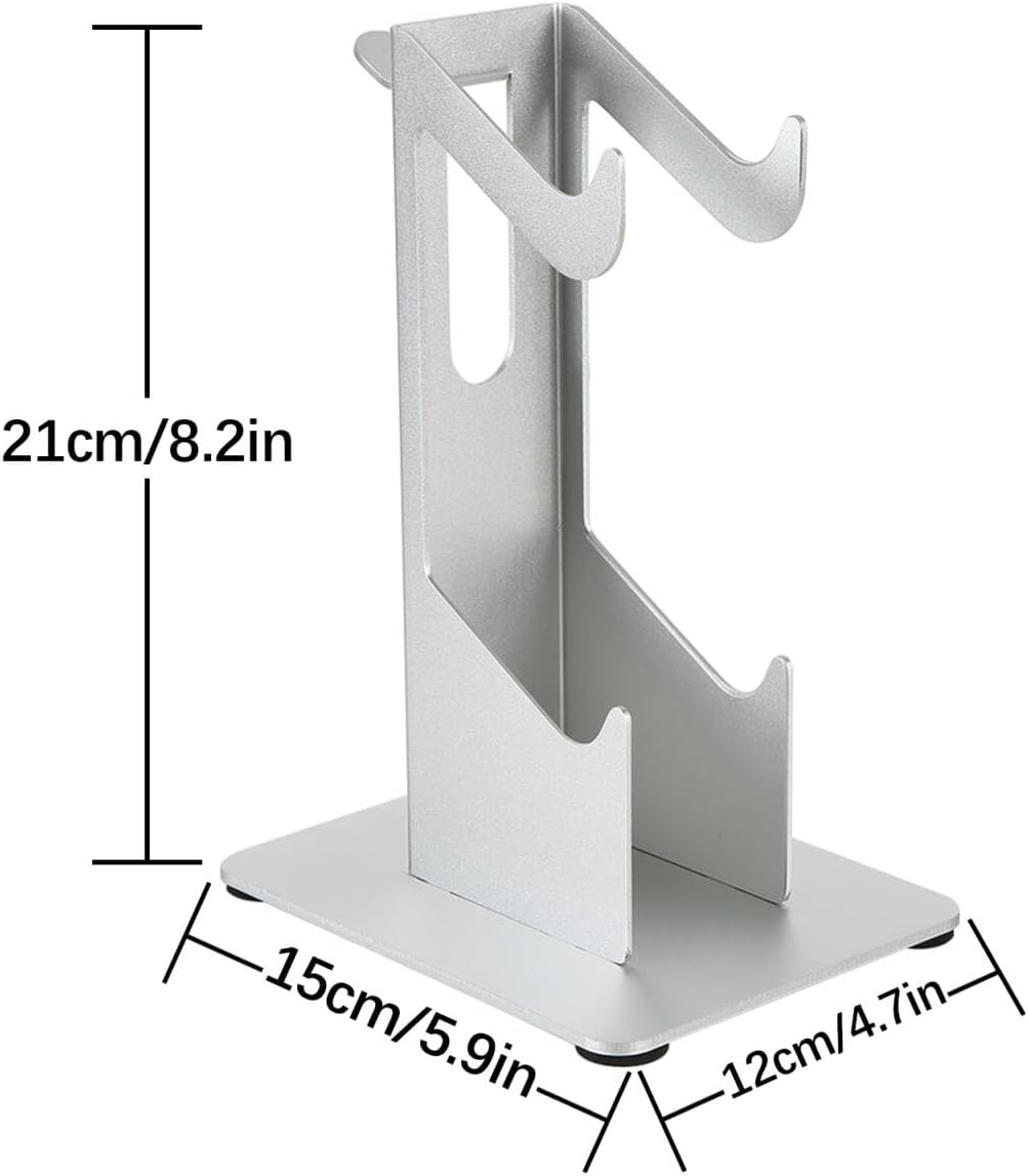2-stöckig Tisch-Kopfhörerständer/Halterung, Gaming-Kopfhörer-Display-Ständer Telefonhörer Halterung
