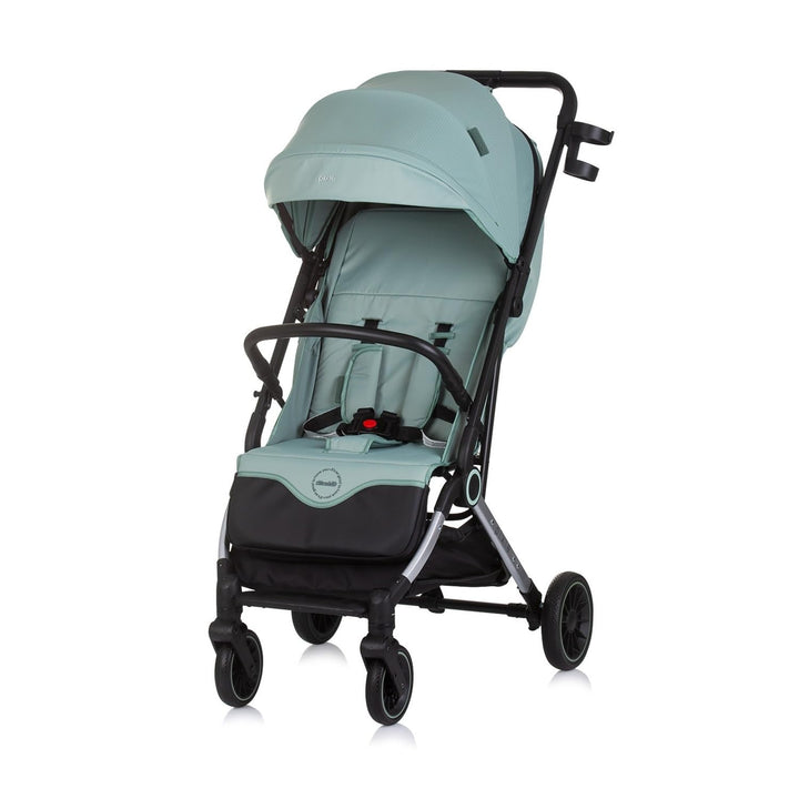 Chipolino Kinderwagen, Buggy Pixie zusammenklappbar Getränkehalter Korb 22 kg, Farbe:tuerkis, tuerki