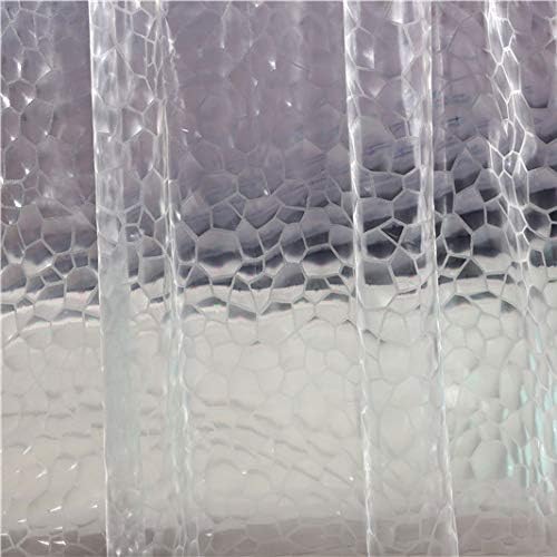 Adwaita Clear Shower Curtain Liner Heavy Duty Eva Plastic Mehldew Fre New 3D Water Cube Clear Shower