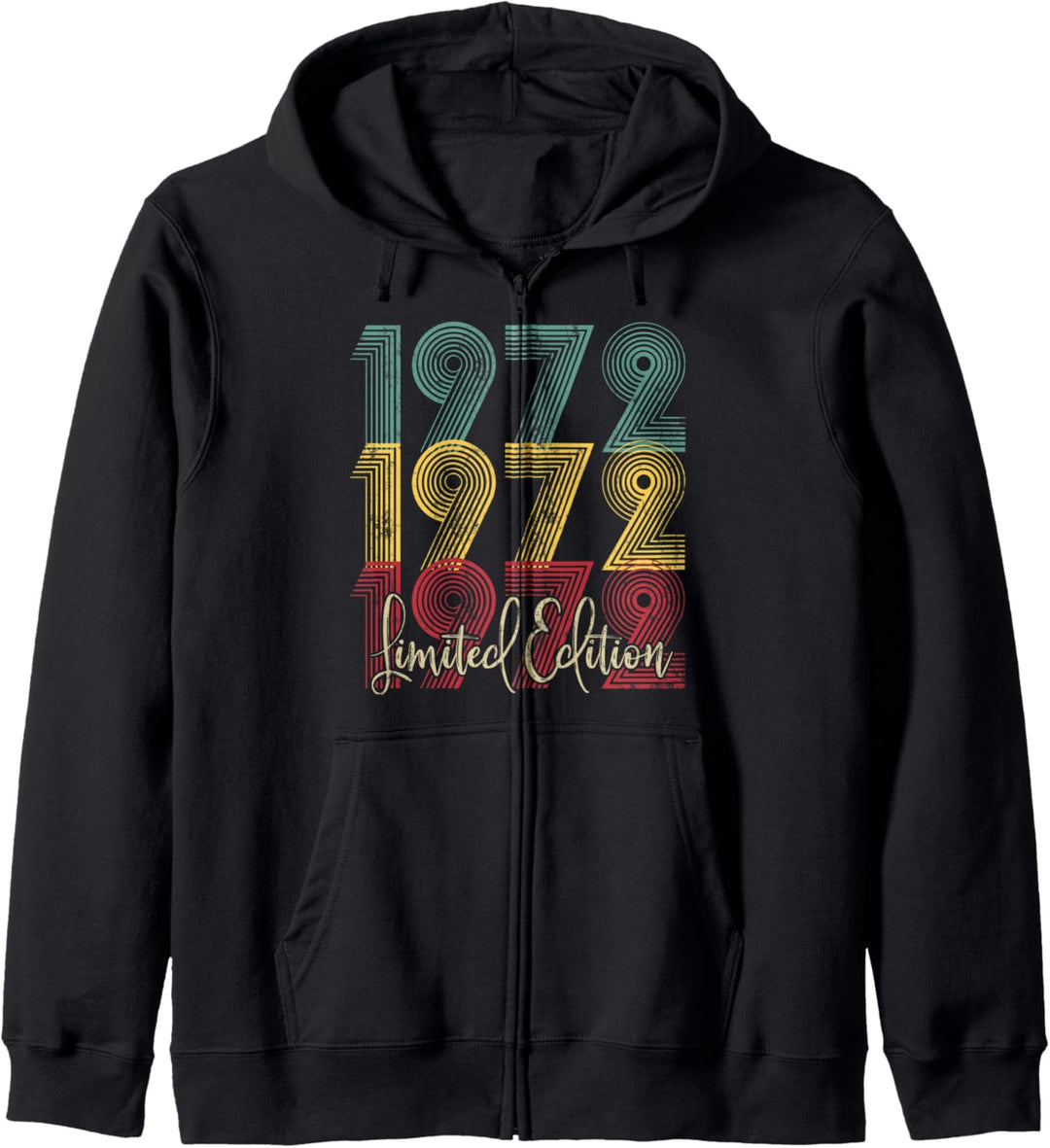 1972 50. Geburtstag Geschenk 50 Jahre alt Limited Edition Vintage Kapuzenjacke