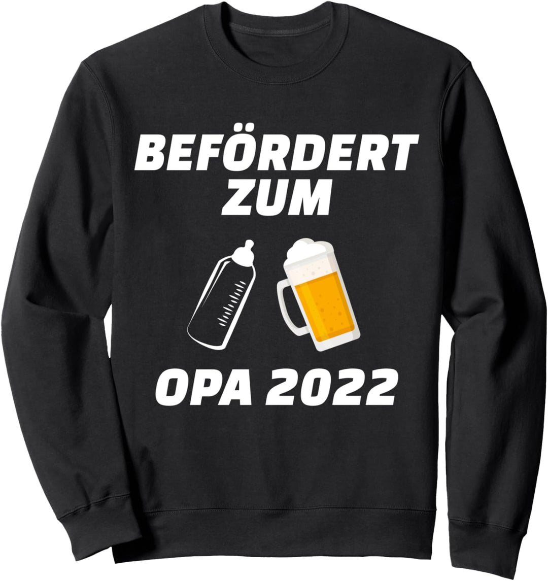Befördert zum Opa 2022 - Schwangerschaft Verkündung Geschenk Sweatshirt