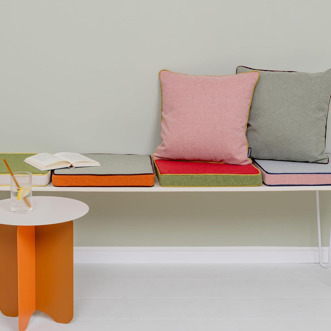Remember Kissen Cranberry, 45 x 45 cm, Polyester, Dekokissen für Sofa/Bett