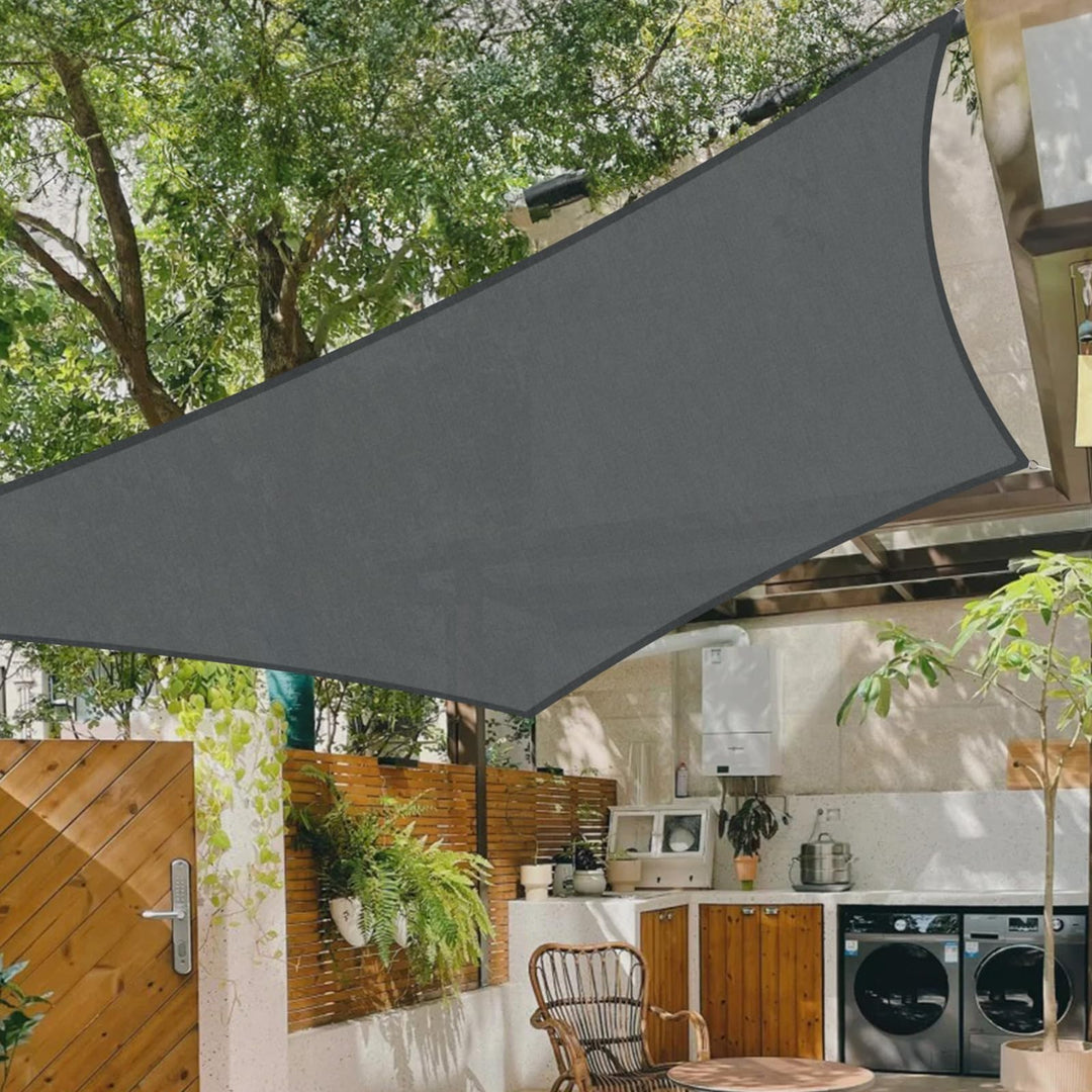 COOL AREA Sonnensegel Wasserdicht Quadratisch 2x2m Sonnenschutz UV Schutz Windschutz,Geeignet für Au