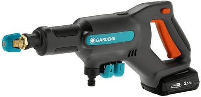 Gardena Akku-Mitteldruckreiniger AquaClean 24/18V P4A Ready-To-Use Set: Akku-Reiniger für den Aussen