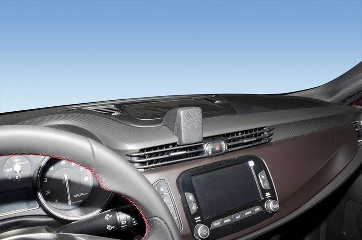 KUDA 280155 Halterung Kunstleder schwarz für Alfa Romeo Giulietta (Typ 940) ab 04/2010 bis 2016, 280
