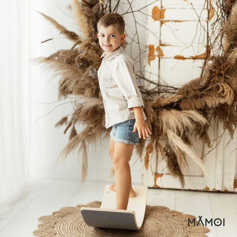 MAMOI® Balance Board für Kinder, Balance wippe, Balancieren und Gleichgewichtstrainer, Balanceboard,