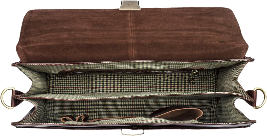 STILORD 'Edward' Herren Aktentasche Dokumententasche Laptoptasche Business Büro Tasche mit Schulterg