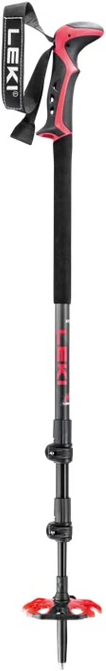 LEKI Sherpa FX Carbon Strong Skistöcke 110-150cm dark anthracite-dark red-black, 110-150cm dark anth