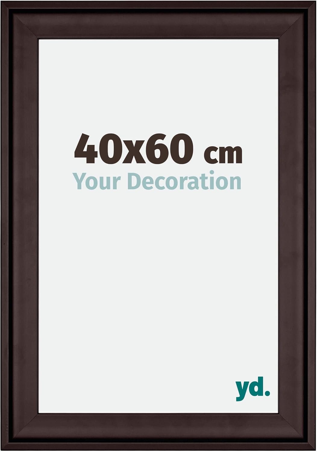 yd. Your Decoration - Bilderrahmen 40x60 cm - Bilderrahmen aus Holz mit Acrylglas - Antireflex - Aus