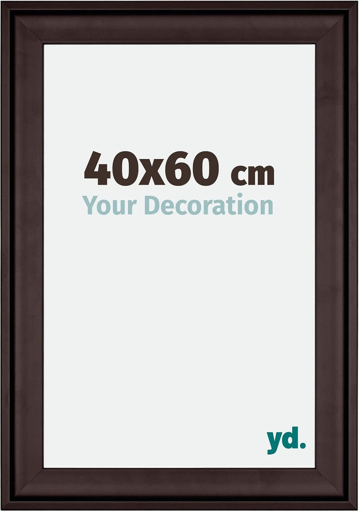 yd. Your Decoration - Bilderrahmen 40x60 cm - Bilderrahmen aus Holz mit Acrylglas - Antireflex - Aus