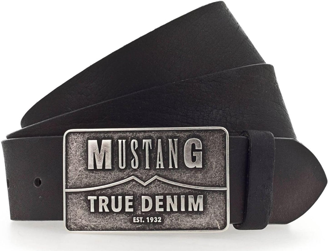 MUSTANG Classic Leather Belt W100 Black