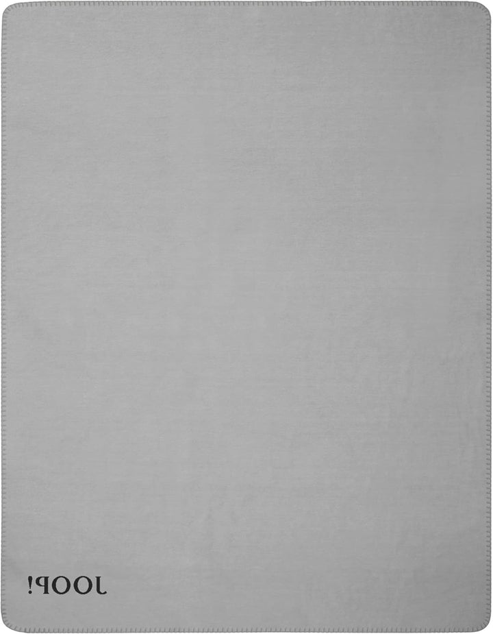 Joop! Wohndecke Uni-Doubleface Baumwollmischung anthrazit Grösse 150x200 cm, 739377 150x200 cm Anthr