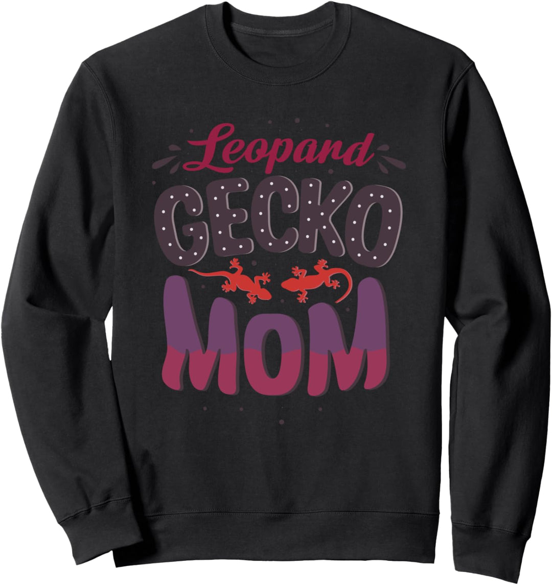Lustige Leopardgecko-Mama Niedliche Reptilien Sweatshirt