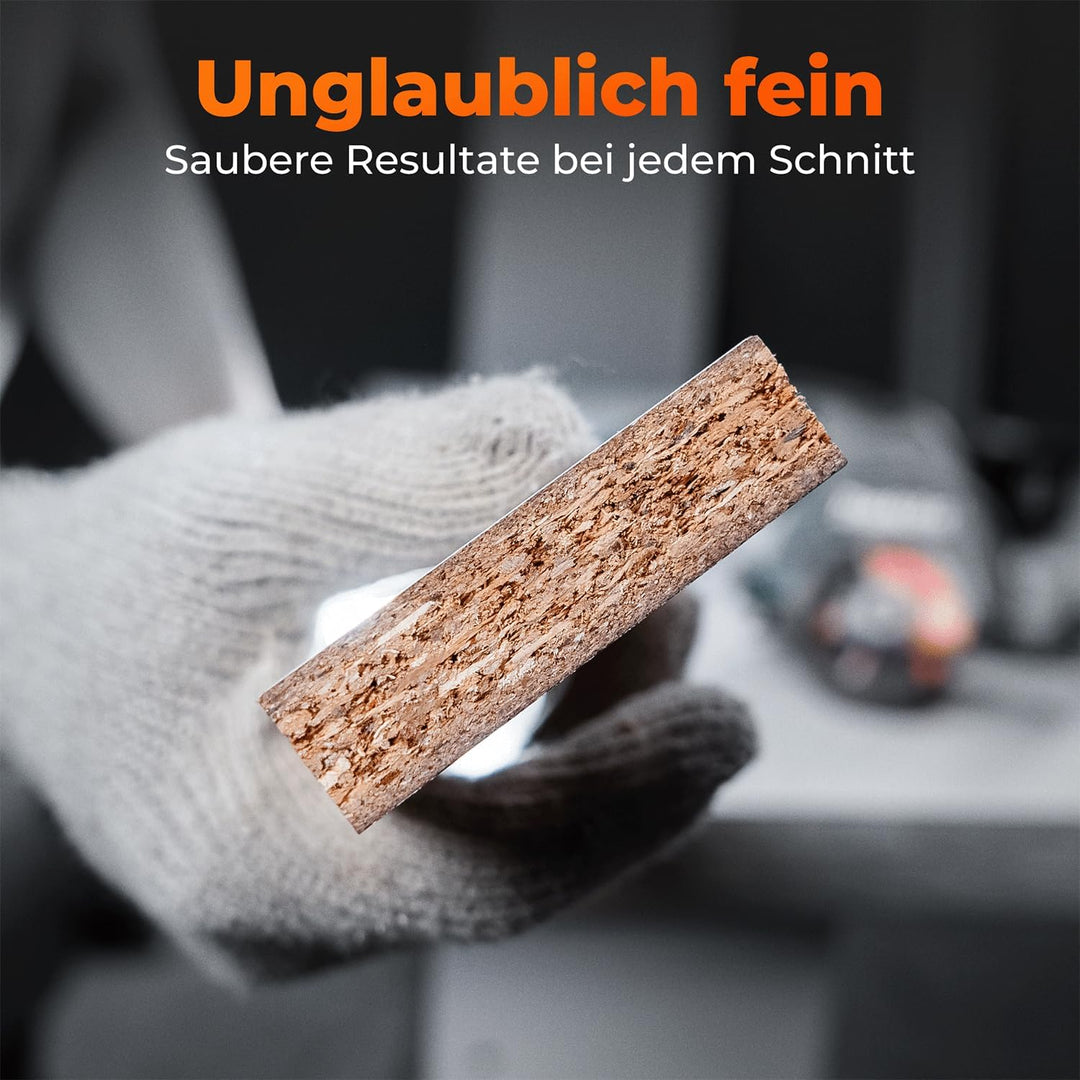 BAUBECK Sägeblatt für Winkelschleifer 125 - Multi Material Feinschnitt - Trennscheibe 125 Holz, Alum