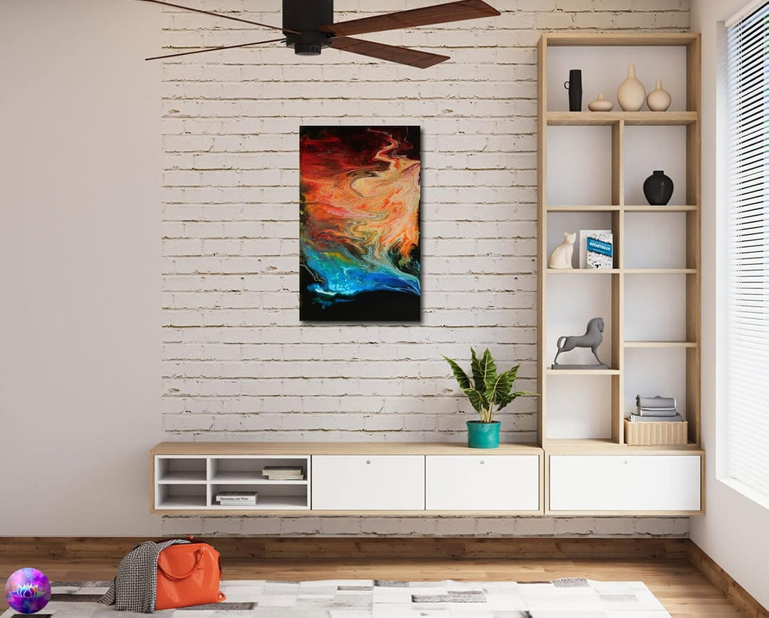 Original Gemälde Abstrakte Malerei - moderne hochglanz Wandbilder - Resin Art Kunst Bild Harz Unikat