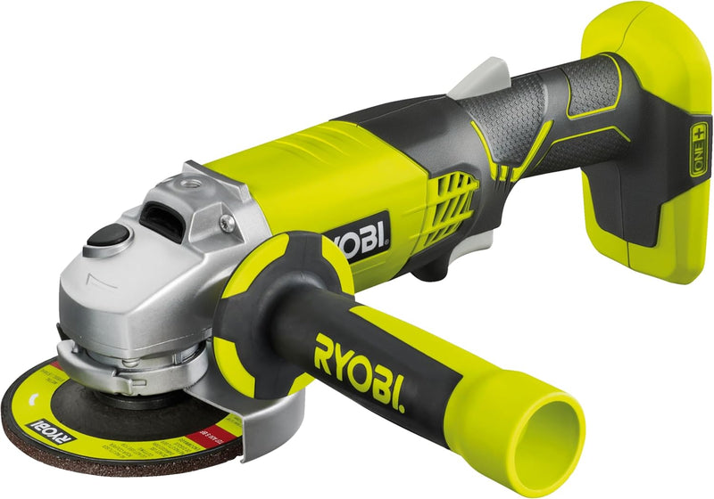 RYOBI 18 V ONE+ 6-tlg. Akku-Combo-Kit RCK182O-242SZL, Schlagbohrschrauber, Winkelschleifer, 2x Akkus