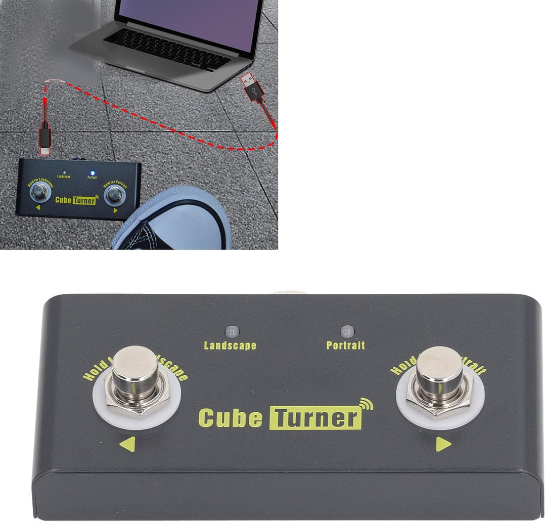 Bluetooth Wireless Page Turner Pedal wiederaufladbare Hände er Musiklie -Controller für Banddarstell