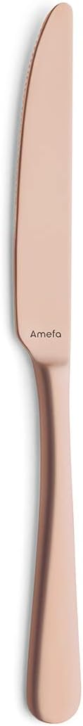 Amefa AUSTIN KUPFER Besteckset 24-teilig | PVD-veredeltes goldenes Besteck Set | farbiges Tafelservi