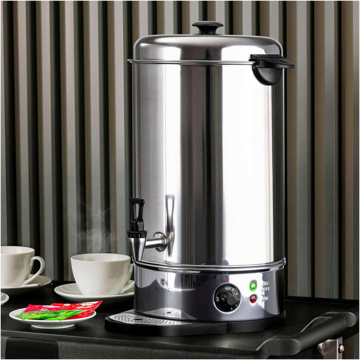 Royal Catering RCWK 20A Glühweinkocher Heissgetränkeautomat 20 L - 21,5 L 2200 W Edelstahl Abtropfsc