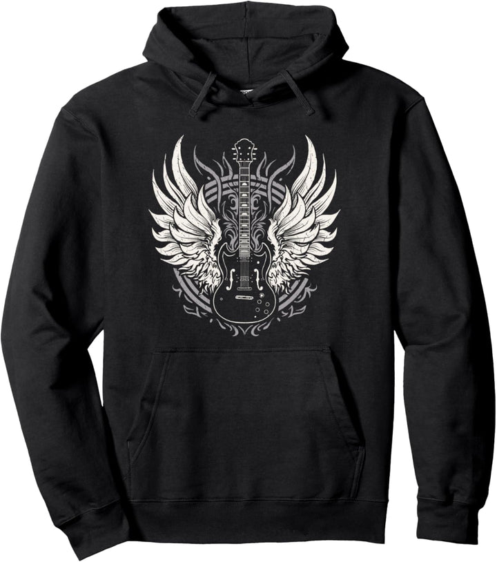 Gitarrenspieler Gitarre Musikinstrument Gitarrist Musiker Pullover Hoodie