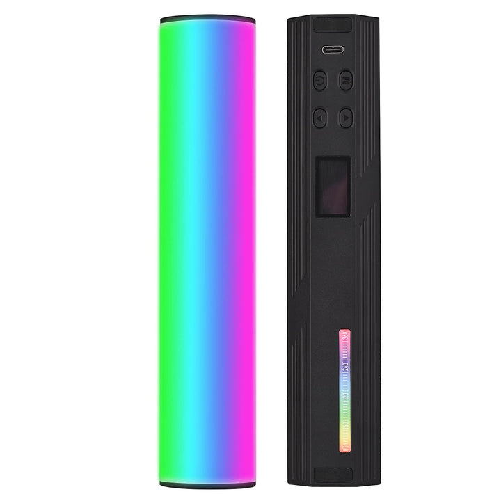 Andoer LED Videoleuchte, USB RGB Lichtstab 2500K-9000K Dimmbar Handheld Fotografie Licht 20 Lichteff