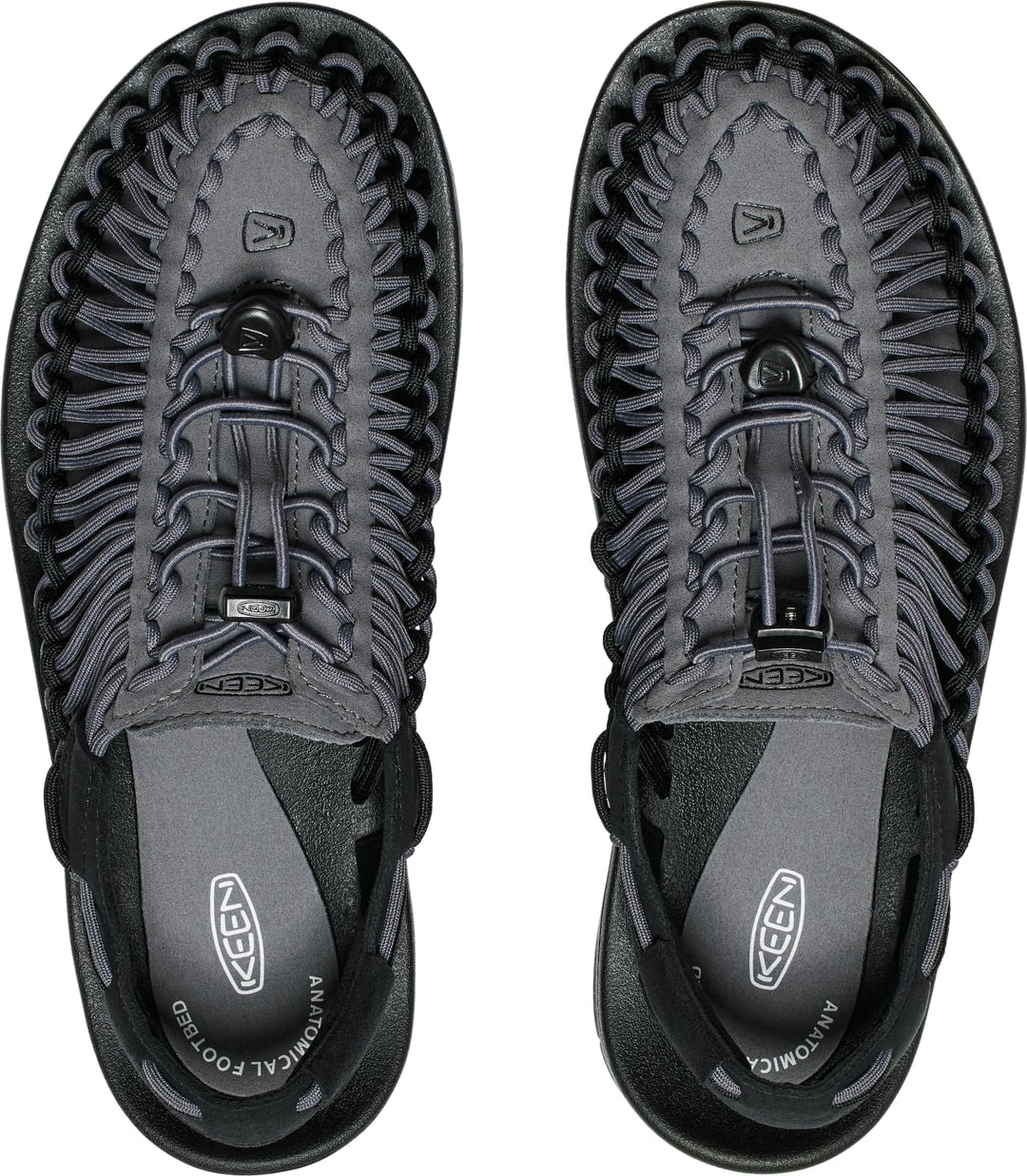 KEEN Herren UneekSandale 42.5 EU Grau Gris Chiné 14, 42.5 EU Grau Gris Chiné 14