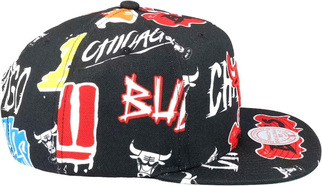 Mitchell & Ness Snapback Cap - Sticker Pack Chicago Bulls