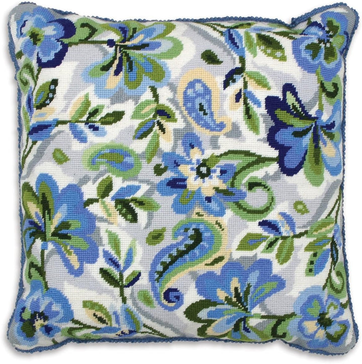 Anchor Kits and Canvas, Baumwolle, Paisley Floral Blue, Einheitsgrösse, 12