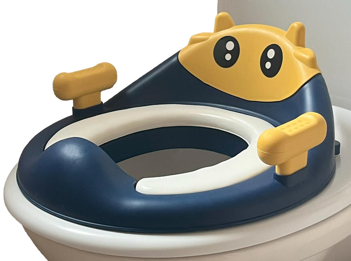 Valtom Toilettensitz Kinder mit kinderfreundlichem Tierdesign, verstellbar und rutschfest mit Sitzki