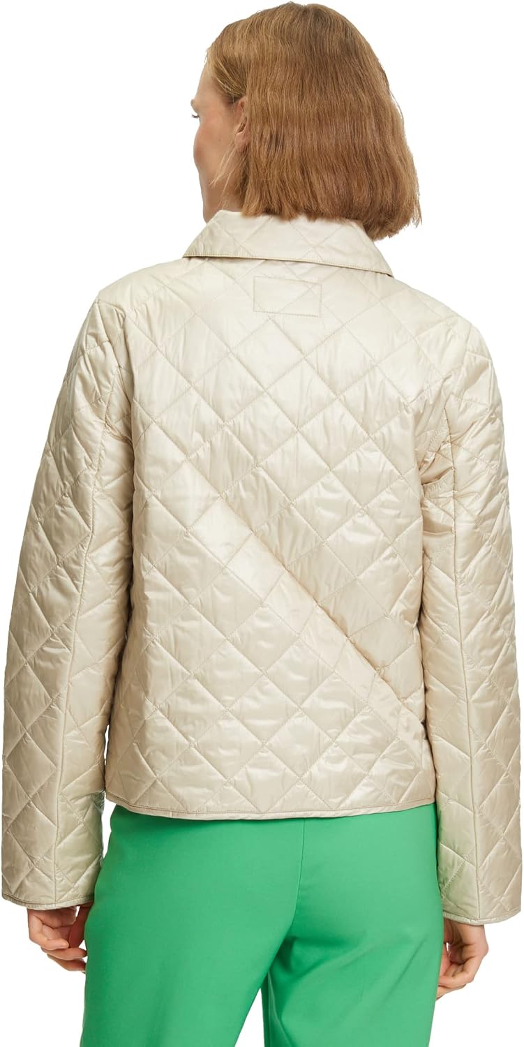 Cartoon Damen Steppjacke mit Kragen 38 Cream/Camel, 38 Cream/Camel