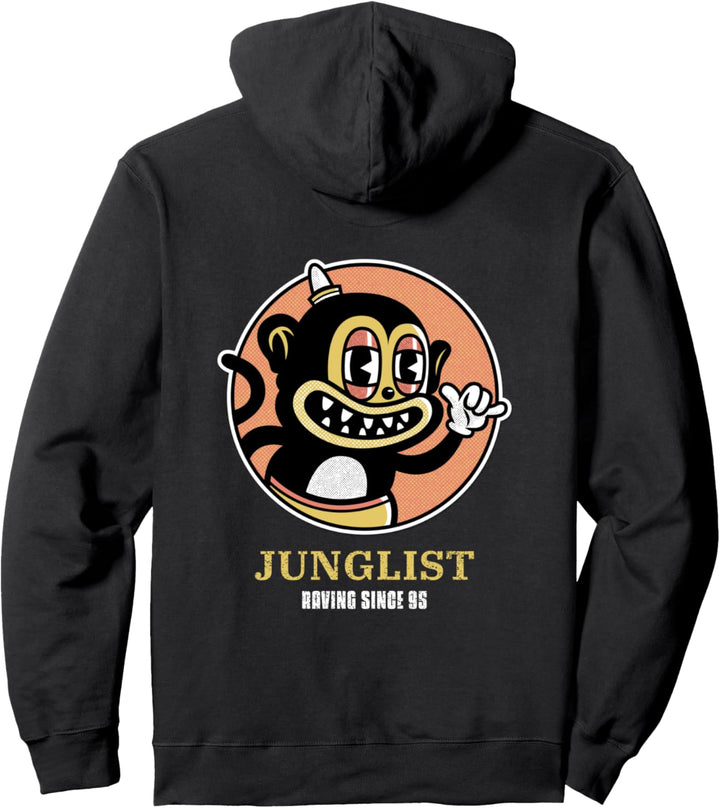 Drum And Bass Music Liquid Jungle EDM DnB Dubstep Pullover Hoodie