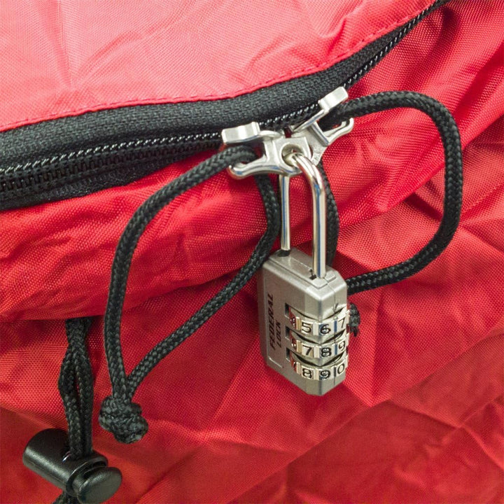LOWLAND OUTDOOR® Regen- und Transporthülle für Rucksäcke - Wasserabweisend, Rot