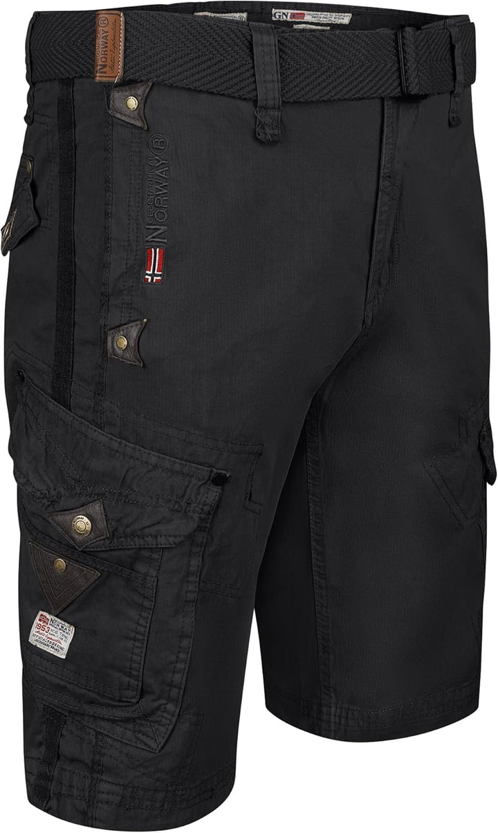 Geographical Norway Herren Cargo Short Sommer Bermuda Kurze Hose Shorts Brandiing- Production S Schw