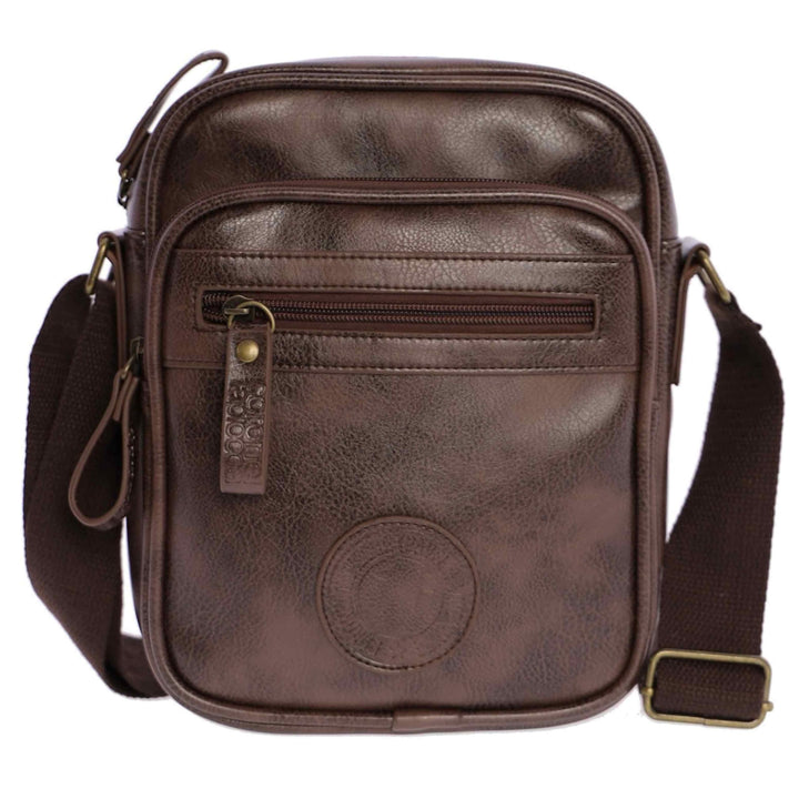 Coronel Tapiocca Schultertaschen Herren Umhängetaschen Luigi Herren-Schultertaschen Braun, Braun