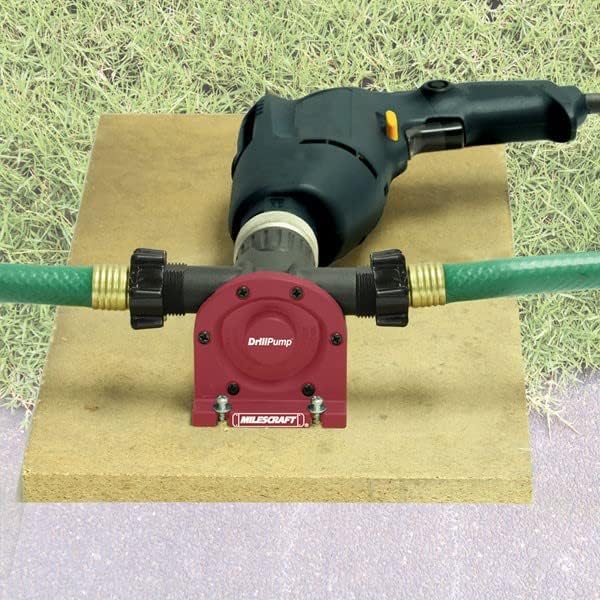 Milescraft 1314 selbstansaugende Bohrmaschinen Pumpe 3000 l/h – Wassertransferpumpe – für Pools, Gär