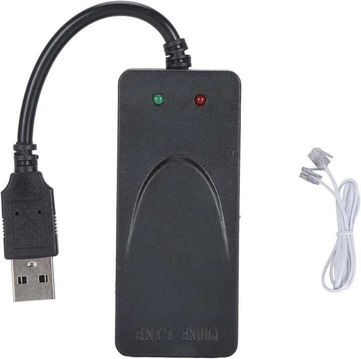 Externes USB-56K-DFÜ-Faxdatenmodem mit RJ11-Kabel für 98/2000/XP/Vista, für 11/10/8/7, 32/64 Bit, fü