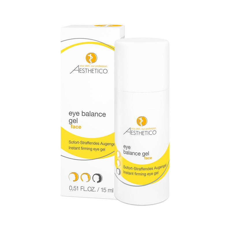 AESTHETICO eye balance gel - sofort straffende Augenpflege mit Anti-Aging-Effekt, reduziert Fältchen