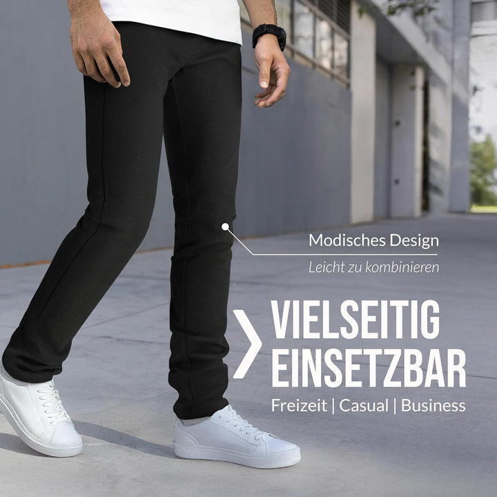 Indicode Herren Rodekro Performance Pants | Chinohose Herrenhose Super Stretch Stoffhose Bequeme Bus