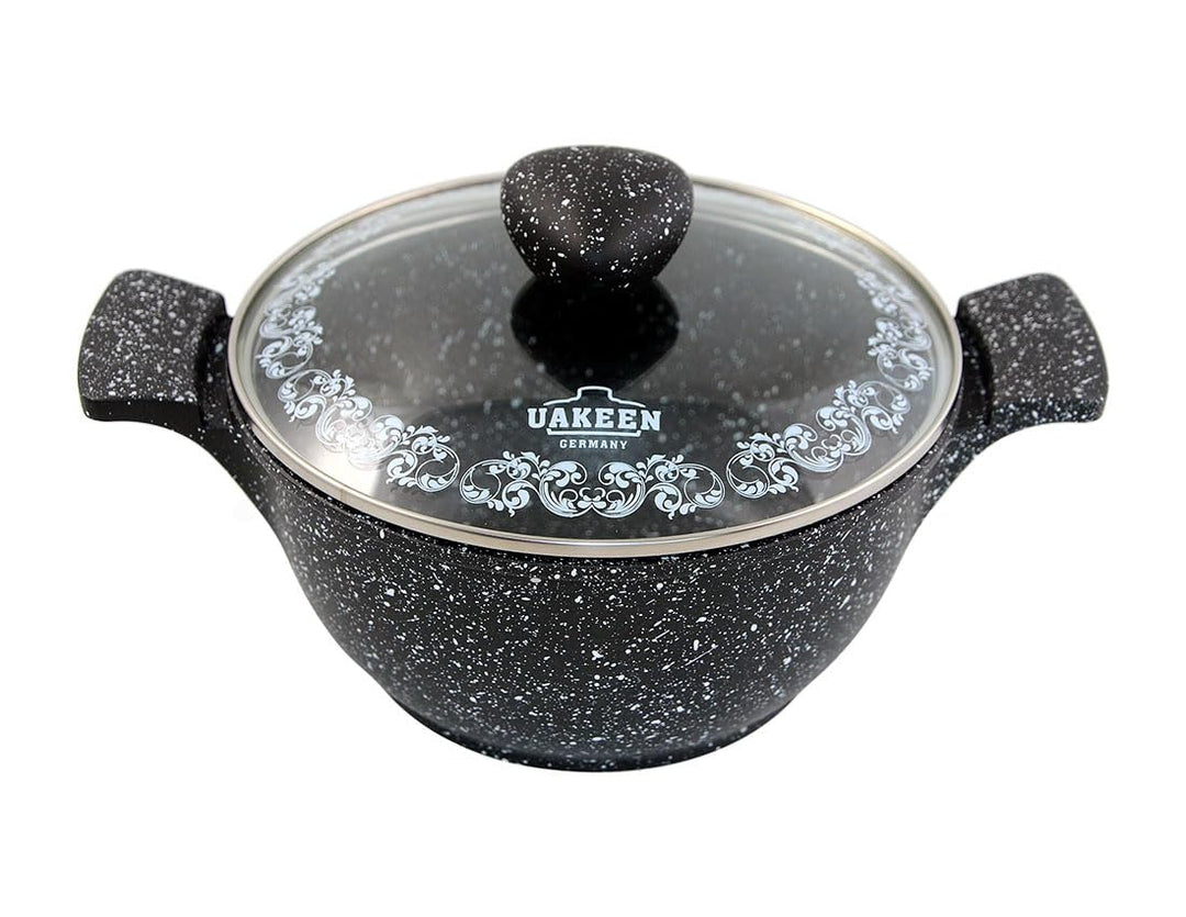 Kasan/Kazan mit Granit Keramikbeschichtung 4 Liter 24cm Durchmesser Keramik Design Kochtopf, 4 Liter