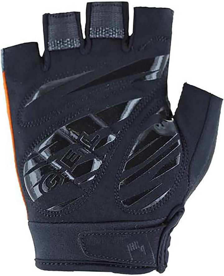 Roeckl Itamos 2 Fahrrad Handschuhe kurz grau/orange 2024: Grösse: 7.5