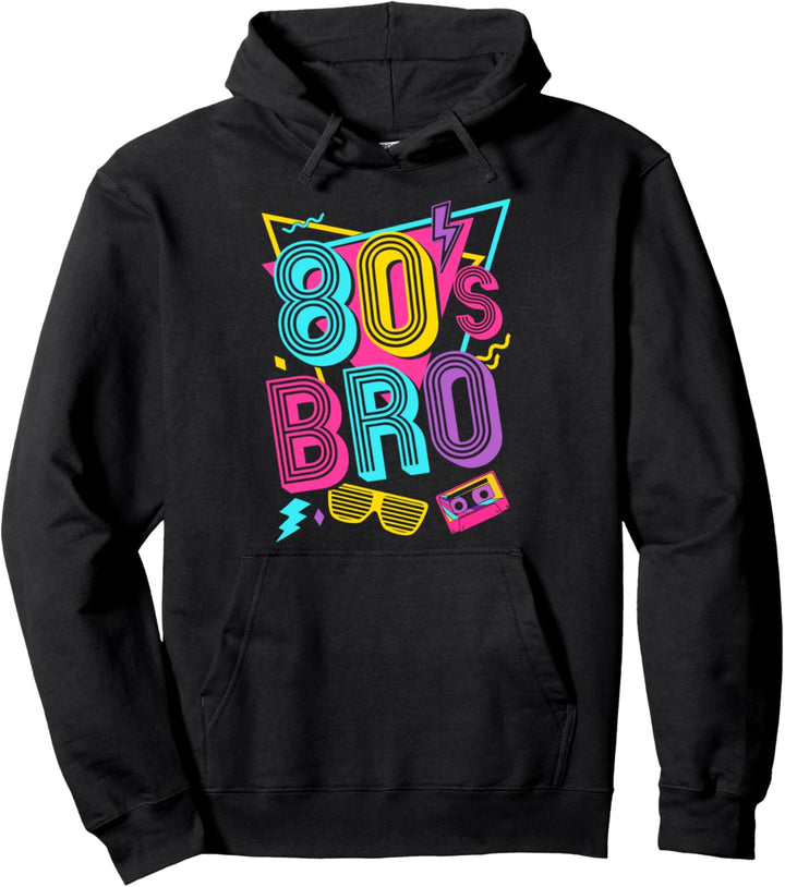 80s Bro Ich liebe die 80er Pullover Hoodie