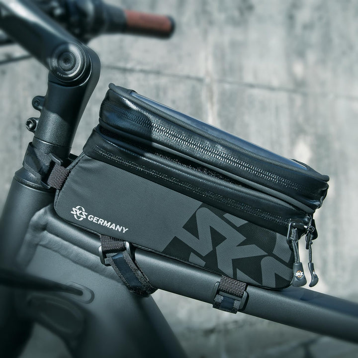 SKS GERMANY EXPLORER Fahrradtasche, Fahrradzubehör (Satteltasche aus gummiertem, wasserabweisendem G