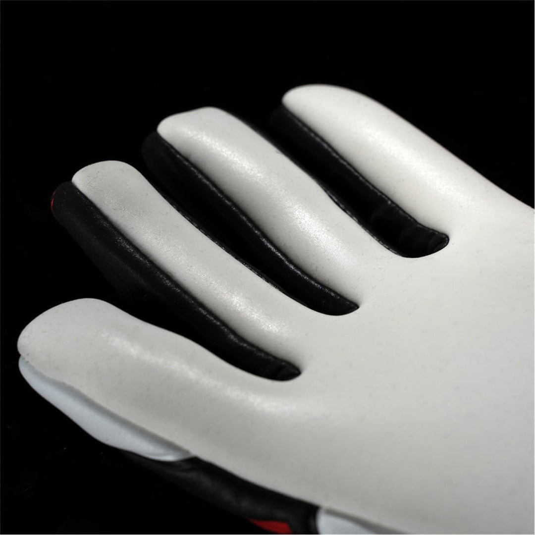 uhlsport Unisex Jugend Powerline Supersoft Hn Fussball Torwarthandschuhe 8 schwarz/rot/weiss, 8 schw