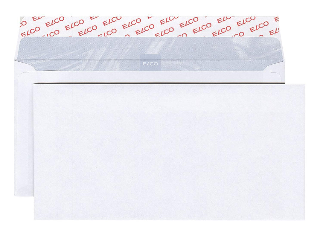 Elco 60281 Briefumschläge ohne Fenster, Format C5/6, Weiss, 500 Stück