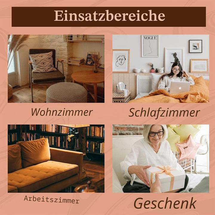 7-Fach Organizer aus Holz, 6x4cm + 1x6cm, 7