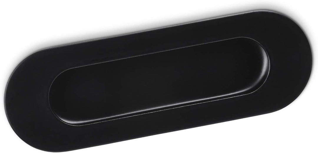 10x Einlassgriffe EL-09 Edelstahl schwarz matt Schrankgriff Küchengriff Muschelgriff von SO-TECH® 10