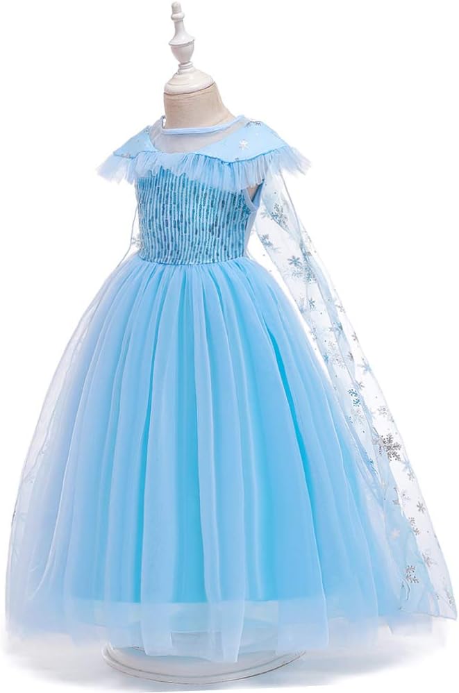 Lito Angels Prinzessin Rapunzel Kleid Kostüm für Kinder Mädchen, Halloween Karneval Party Verkleidun